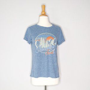 Sweet Claire Rolled Sleeve Graphic Tee